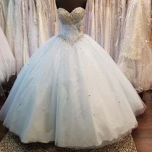 Light Blue Ballgown